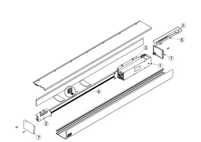 Pièces détachées du moteur OLLYC DITEC