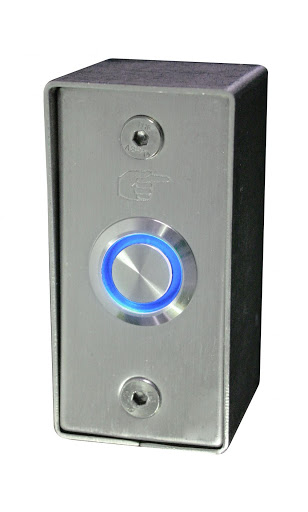 Bouton poussoir lumineux(12Vdc)NO/NF+boitier saillie