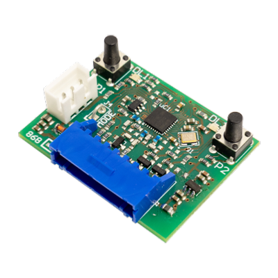 Récepteur embrochable code fixe ou code rolling 2 canaux 433.92Mhz