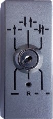 Sélecteur 6 positions (dont une reset) boîtier en aluminium RAL 9006