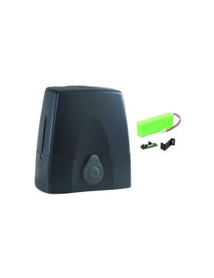 Moteur 24VCC pour coulissant maxi 1500kg+batterie+radio 433Mhz