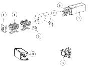 Pièces détachées du moteur DOKE DITEC