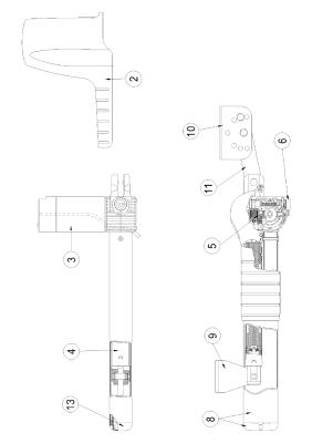 Pièces détachées du moteur OBBI 3BH-3BFCH DITEC