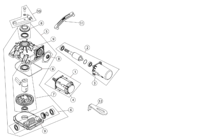 Pièces détachées du moteur CUBIC6-6V-6H-6HV DITEC