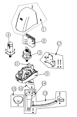 Pièces détachées du moteur FACIL3-3E-3EH DITEC