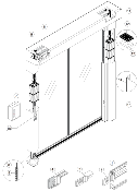 Pièces détachés des porte FLASH C DITEC ENTREMATIC