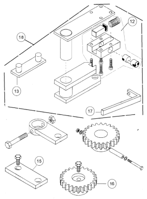 Pièces détachées du déverouillage CUBIC3-3H-3D-3DH-30-30H-30D-30DH