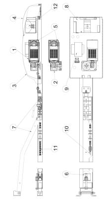 Pièces détachées du moteur GLOBE 7-10 DITEC