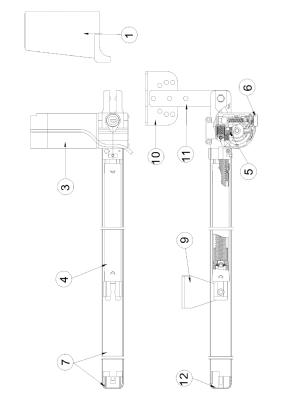 Pièces détachées du moteur OBBI BH DITEC