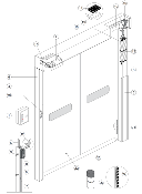 Pièces détachés des porte SECTOR RESET DITEC ENTREMATIC