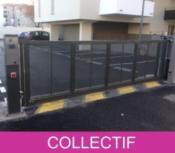 Portail fer sur mesure pour usage collectif