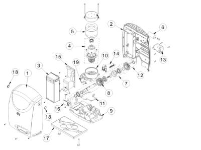 Pièces détachées du moteur CROSS5-7-8 DITEC