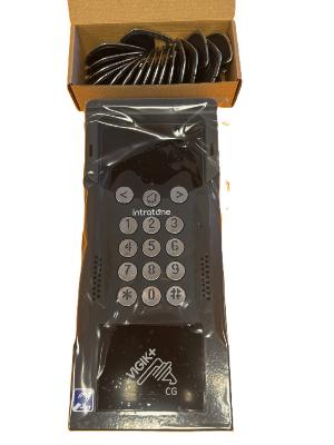 Interphone vidéo ONLY1+03-0102+20 badges, prépayé 15ans max 10 logts