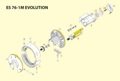 Pièces détachées du moteur ES76