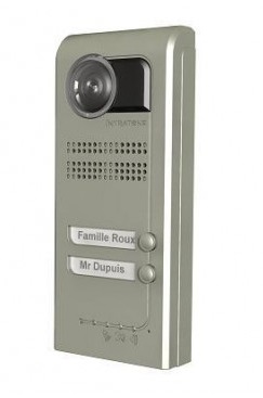 050103/Kit villa AUDIO 2 boutons saillie platinium