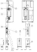 Pièces détachées du moteur LINE 50-60-90 DITEC