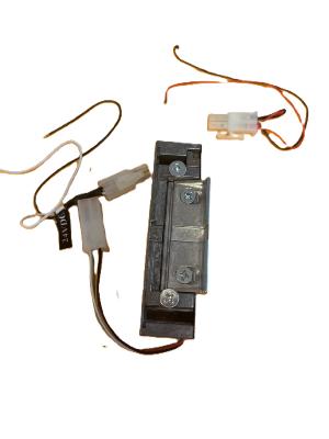 Gâche électrique encastrée EMISSION/RUPTURE paramétrable 12/24vac-cc