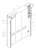 Pièces détachés des porte SECTOR RESET (ancien design) DITEC