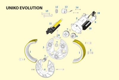 Pièces détachées du moteur UNIKO1EF